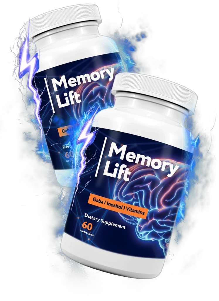 Memory Lift Supplement bottles – natural brain support for memory, focus and clarity